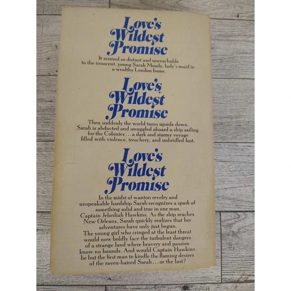 Love's Wildest Promise Patricia Matthews 1977 Pinnacle Vintage Romance Paperback